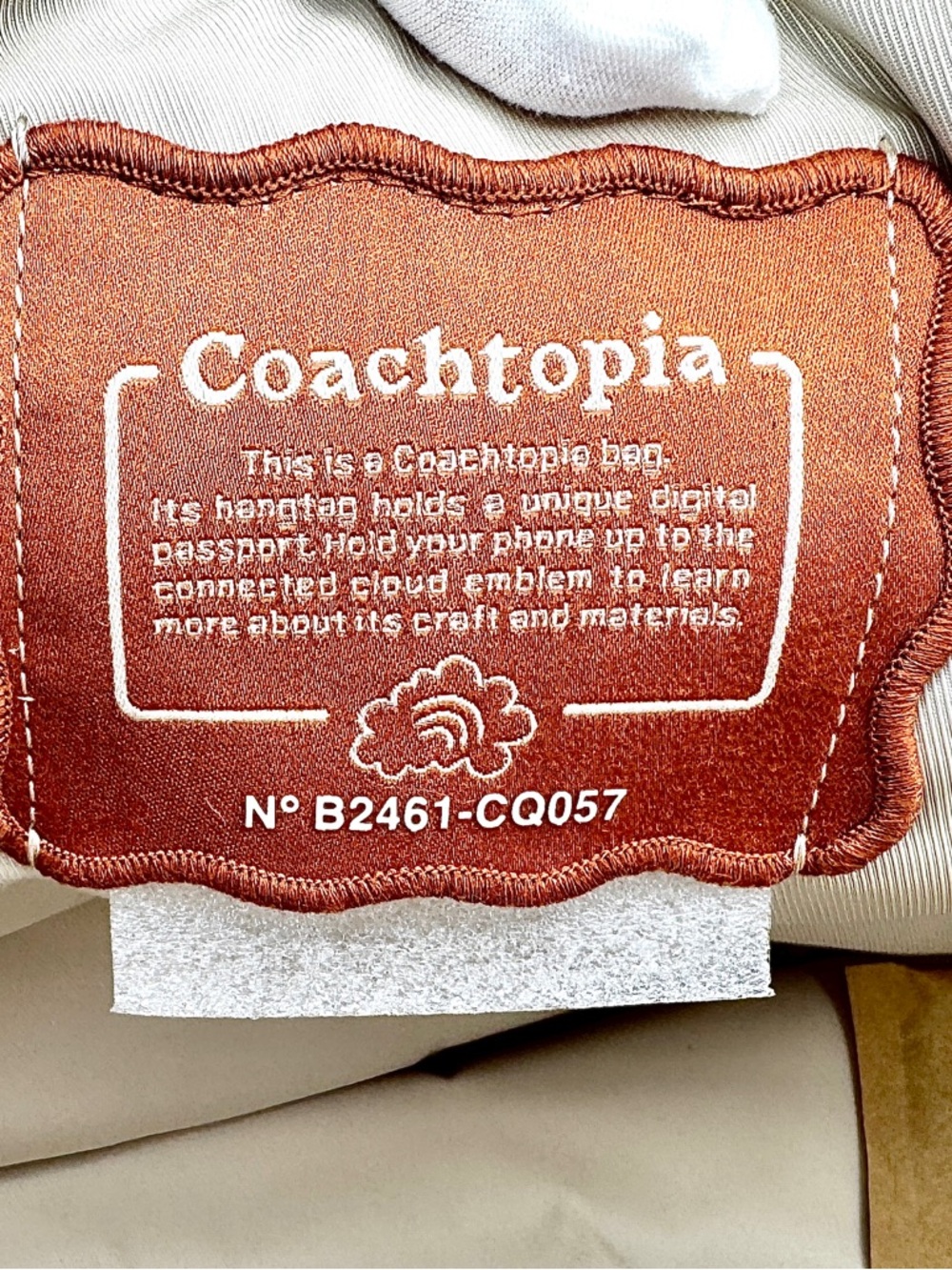NWT Coach Coachtopia Puffy Tote Cloud CQ057 Quilted Luxury Minimalist Bag - Picture 15 of 16
